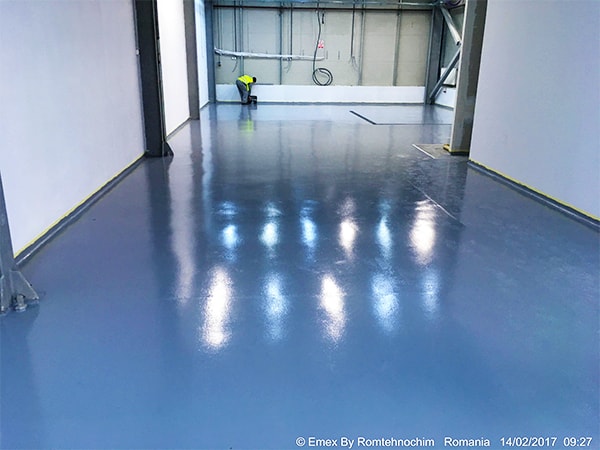 Vopsire subsol cu vopsea beton epoxidica