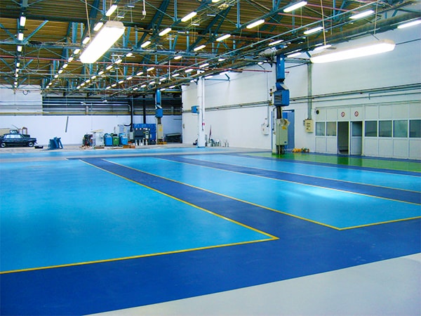 Vopsea de beton pentru spatiu productie