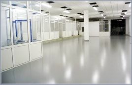 Aplicare rasina epoxidica in zona birouri