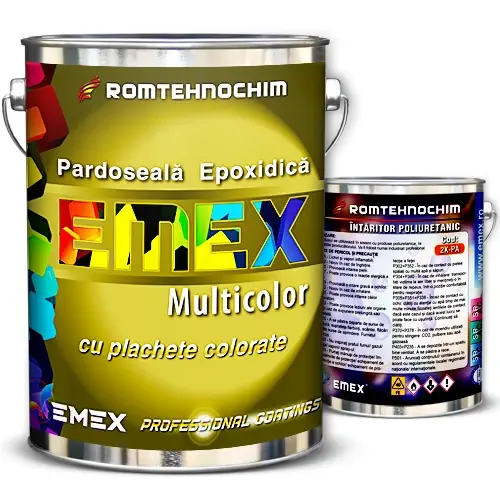 Pardoseala epoxidica decorativa plachete sau fulgi