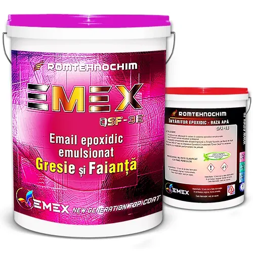 Sistem emulsionat epoxy pentru gresie faianta