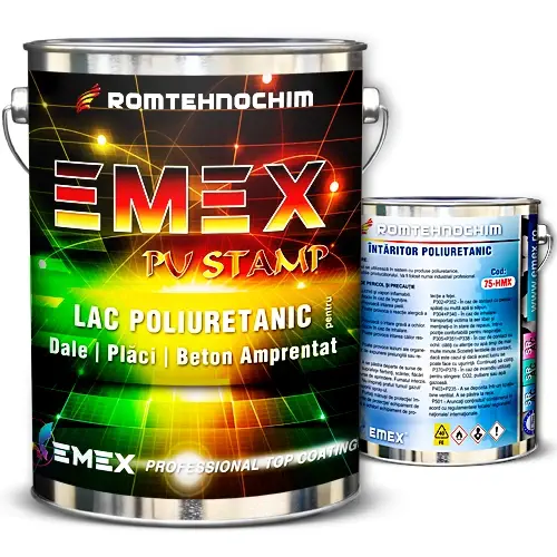 Lac poliuretanic pavele si beton amprentat